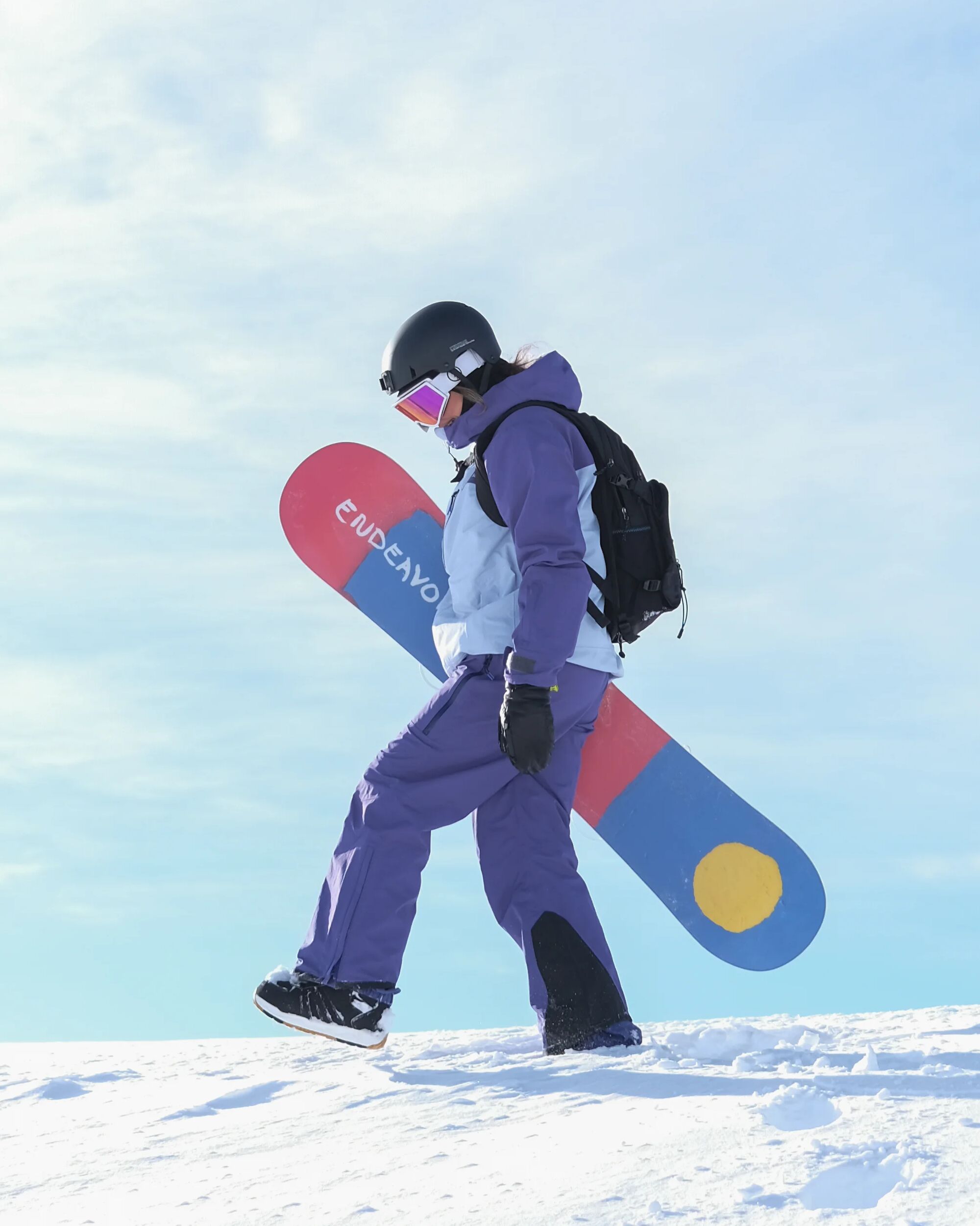 Snowscape Women's Recycled Pant - Purple Indigo - IGC