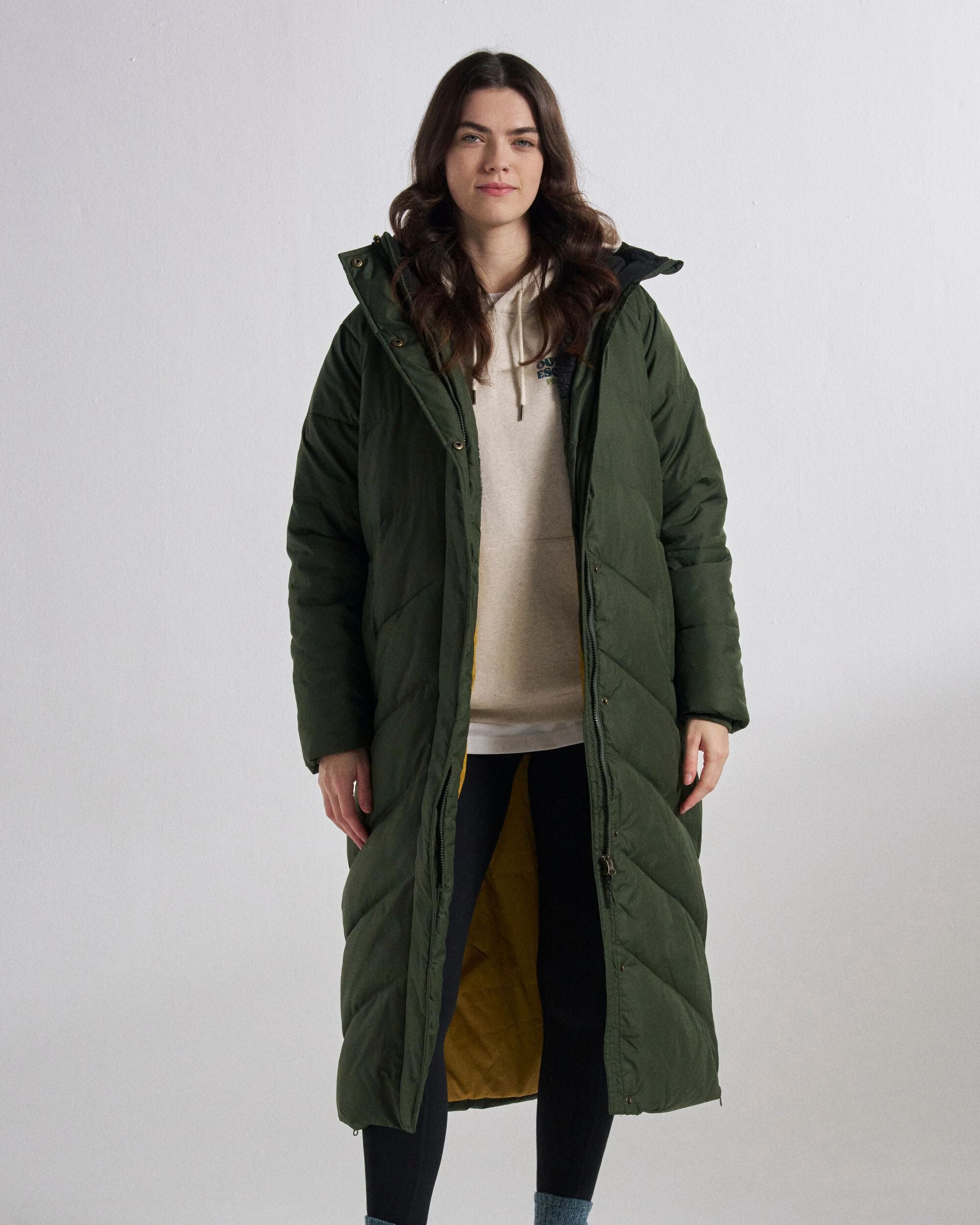 Tasman Long Insulated Jacket Fir Tree – Passenger