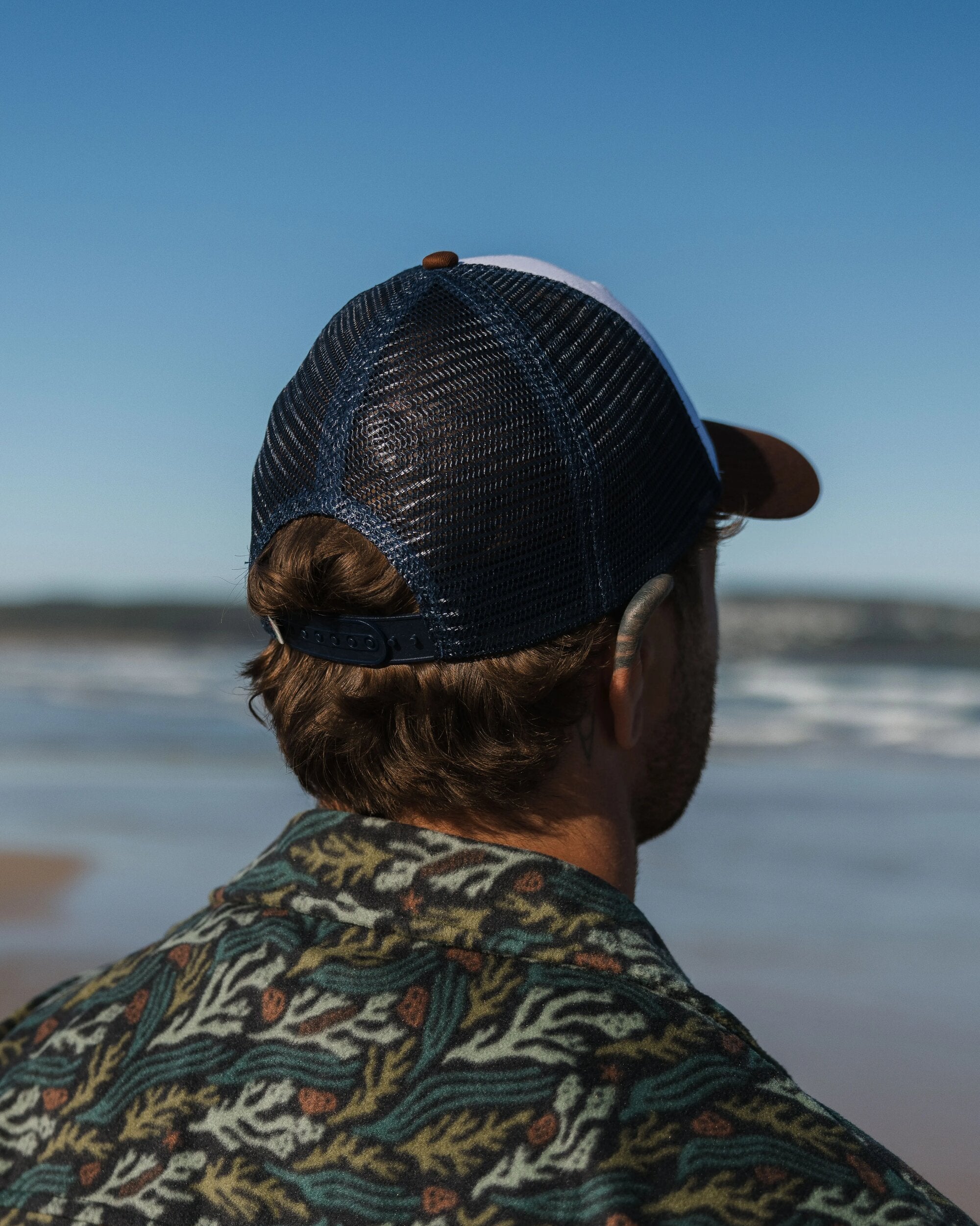 Odyssey Mesh Snapback Cap - Rich Navy/Rubber - Lifestyle - Male