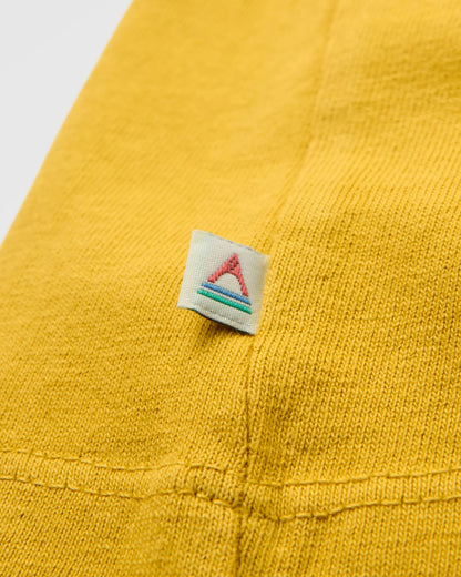 Roamer Women's Recycled Cotton T-Shirt - Heritage Yellow - Flatlay