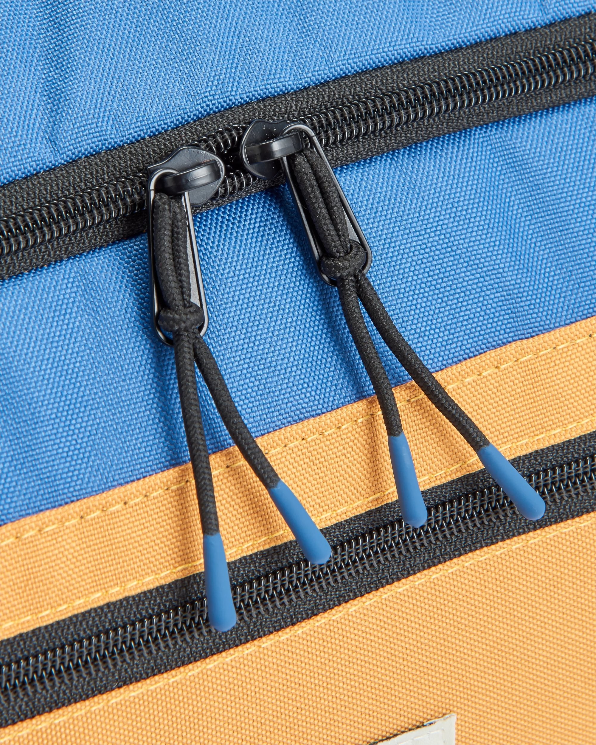 Boondocker Recycled 30L Duffel - Honey/Dark Denim/Rich Navy - Flatlay