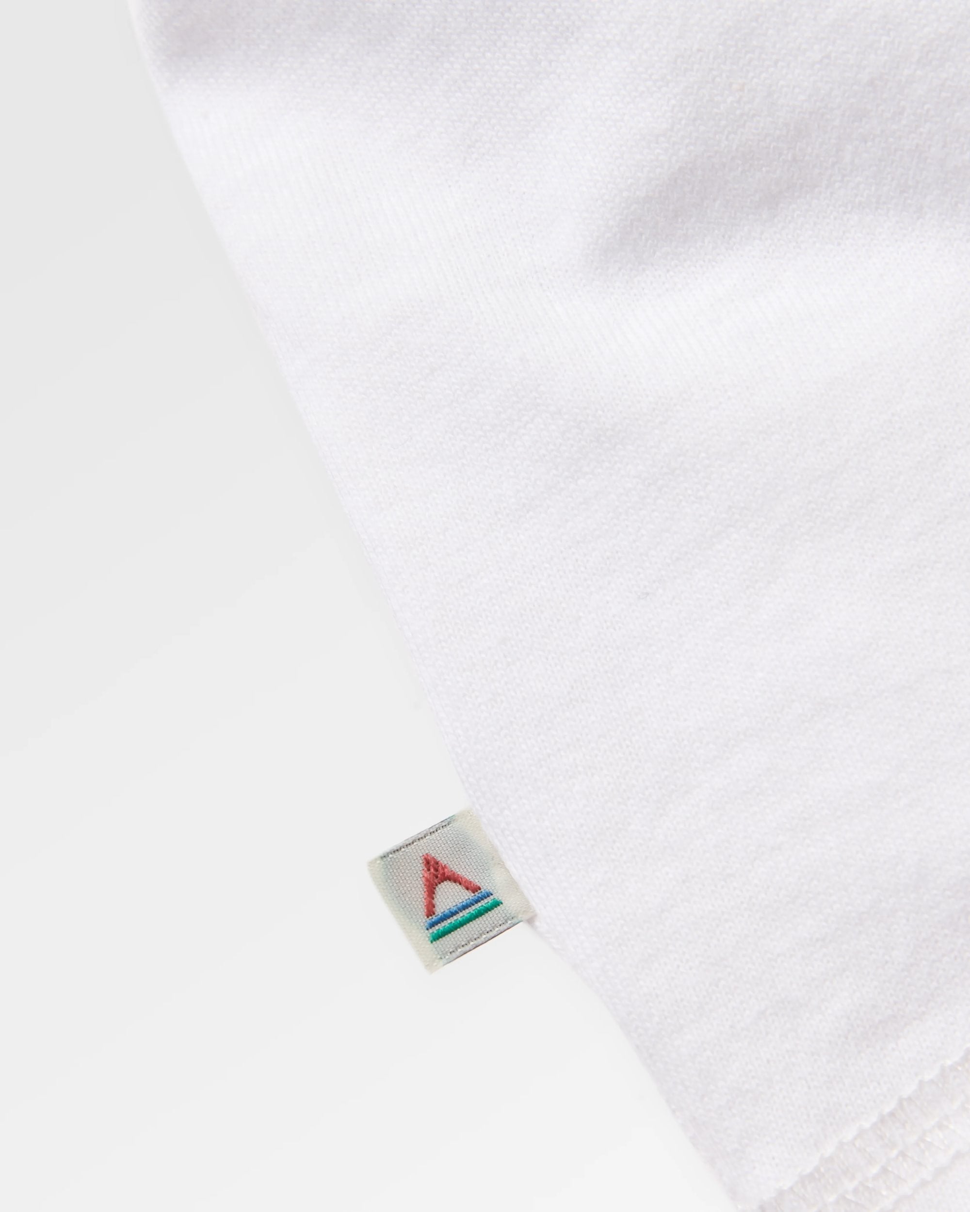 Odyssey Recycled Cotton Raglan T-Shirt - Rich Navy/White - Flatlay