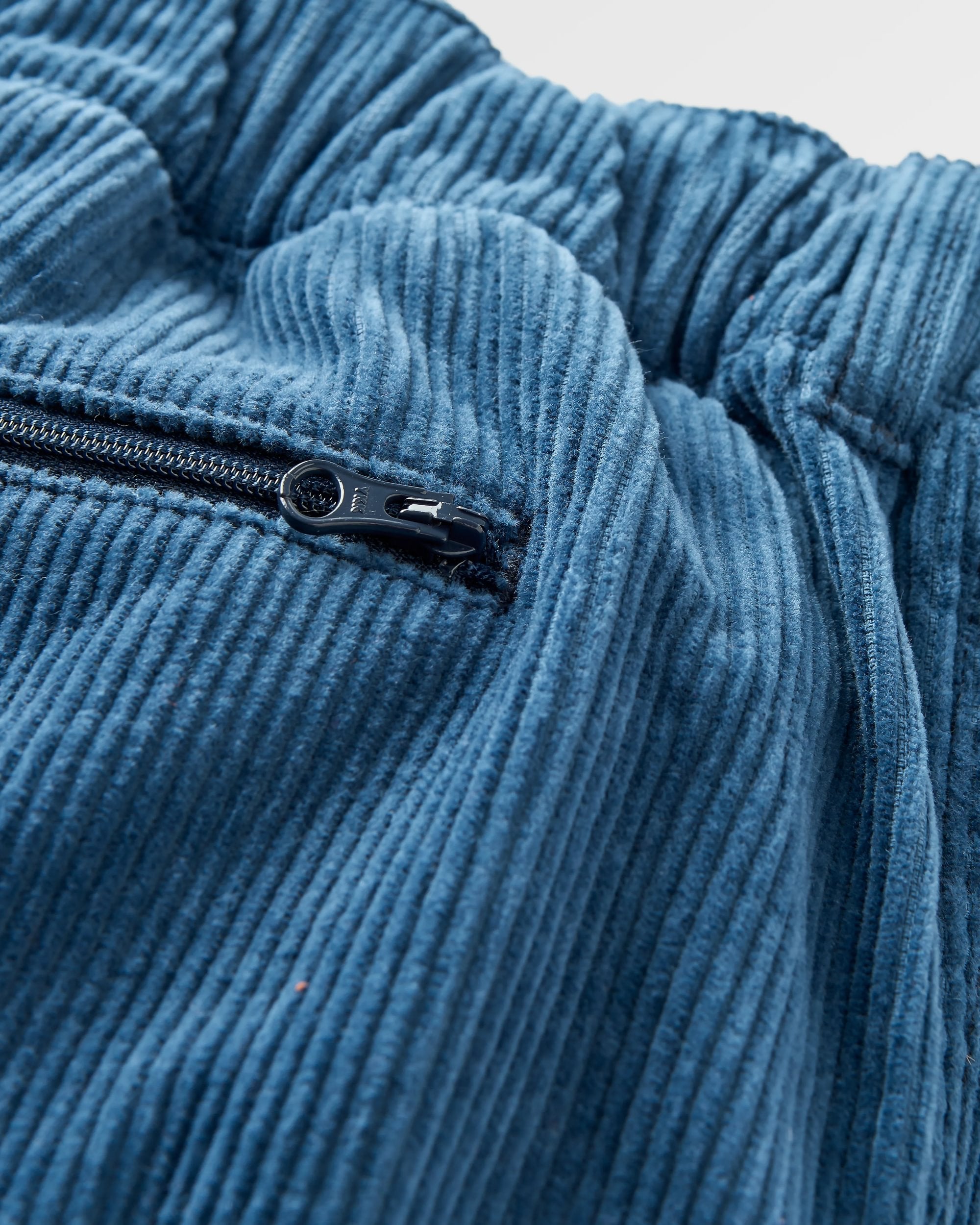 Avian Organic Cord Short - Dark Denim - Flatlay