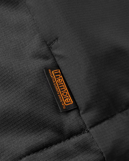 Shasta Lightweight Recycled Thermore® Insulated Vest - Black - Flatlay