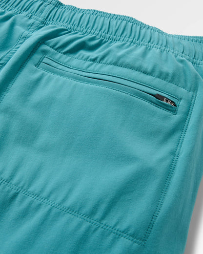 Traveller Organic All Purpose Short 2.0 - Ocean Teal - Flatlay