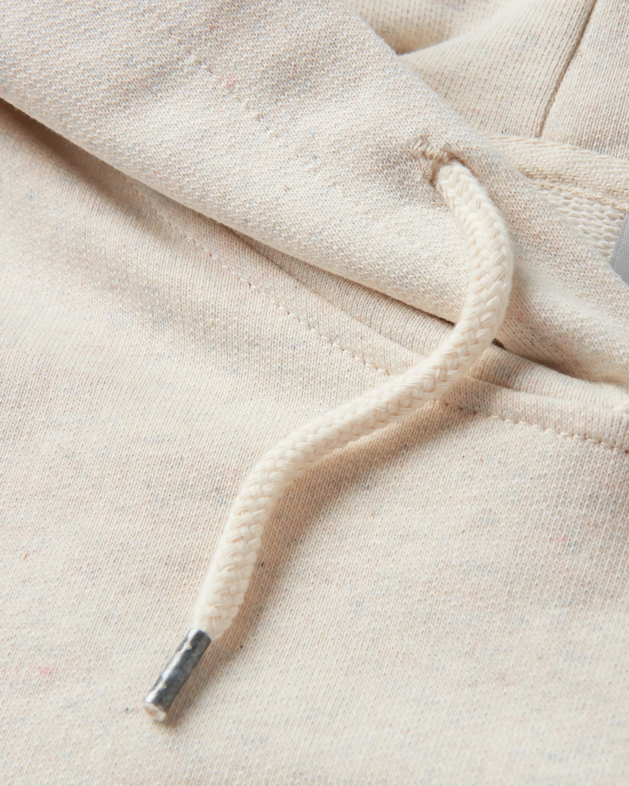 Discovery Recycled Cotton Hoodie - Milky Marl - Flatlay