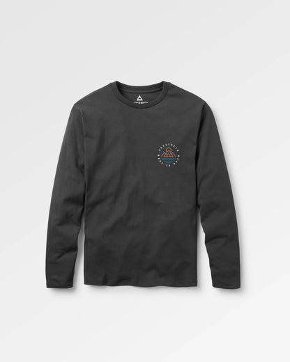 Escapism Recycled LS T-Shirt - Black - Flatlay