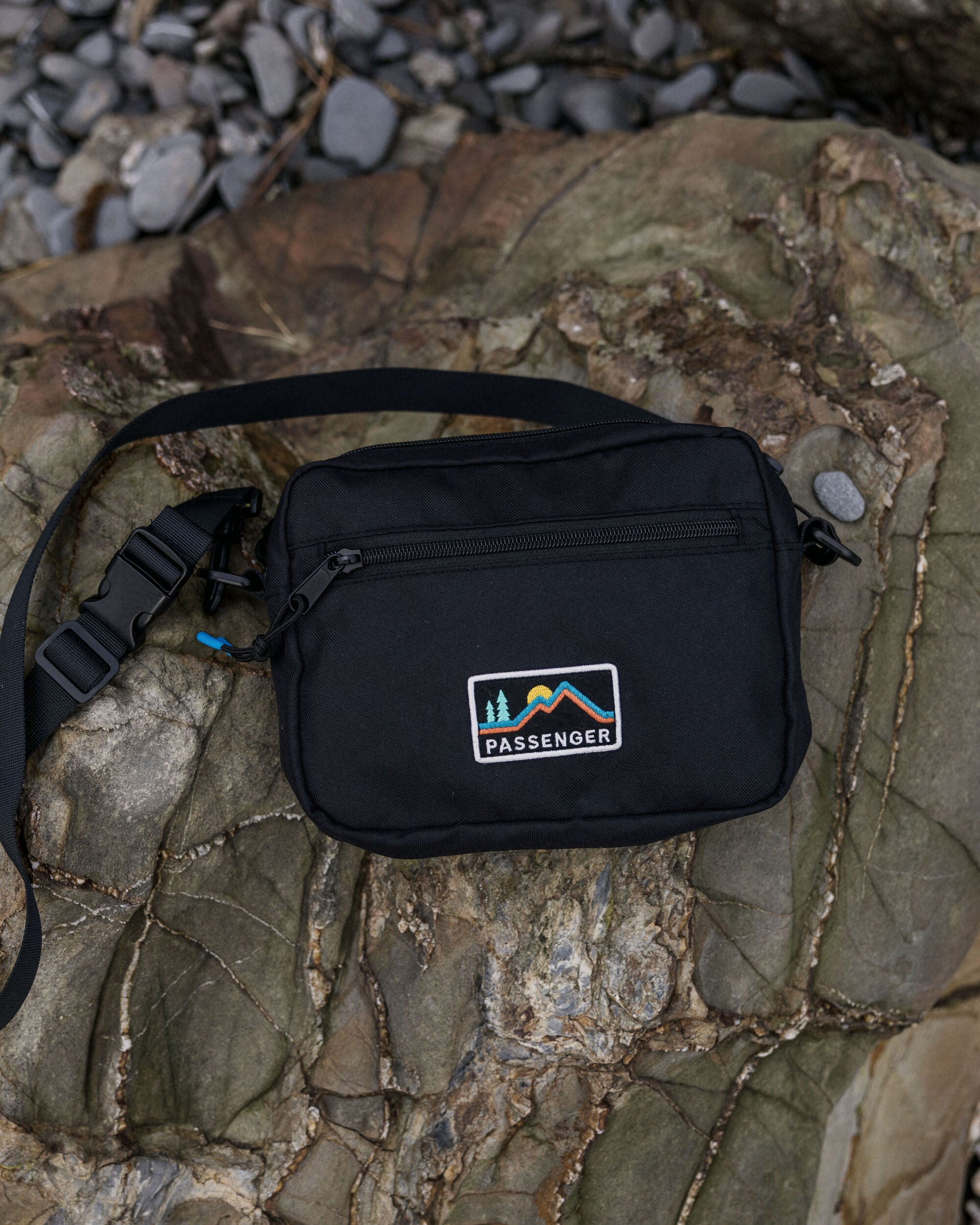 Mainland Recycled Hip Pack - Black - Lifestyle