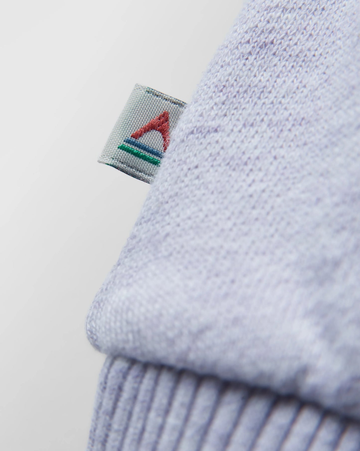 Fade Organic Cotton Sweatshirt - Lilac Mist Marl
