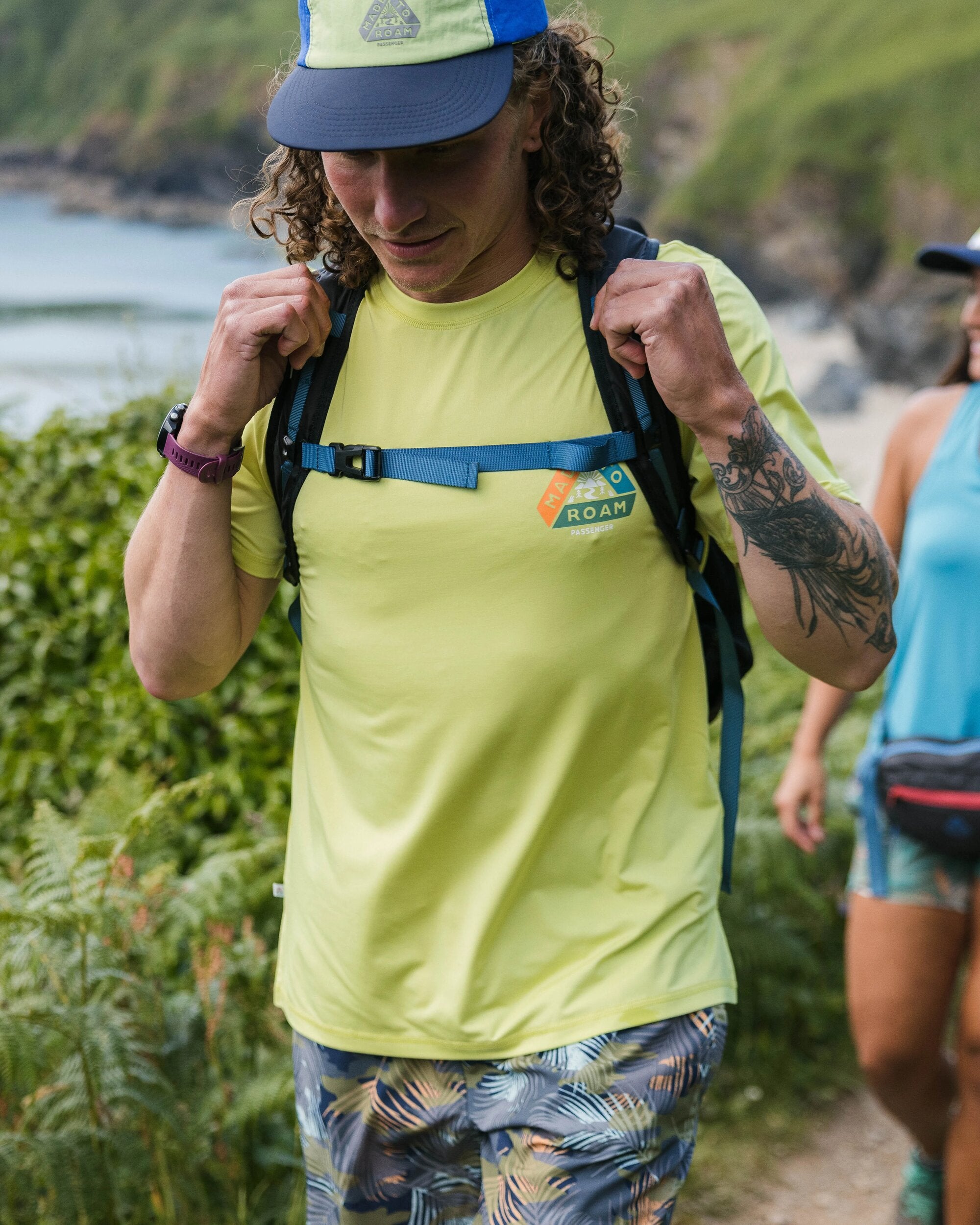 Classic Active Recycled T-Shirt - Lime Juice - Lifestyle