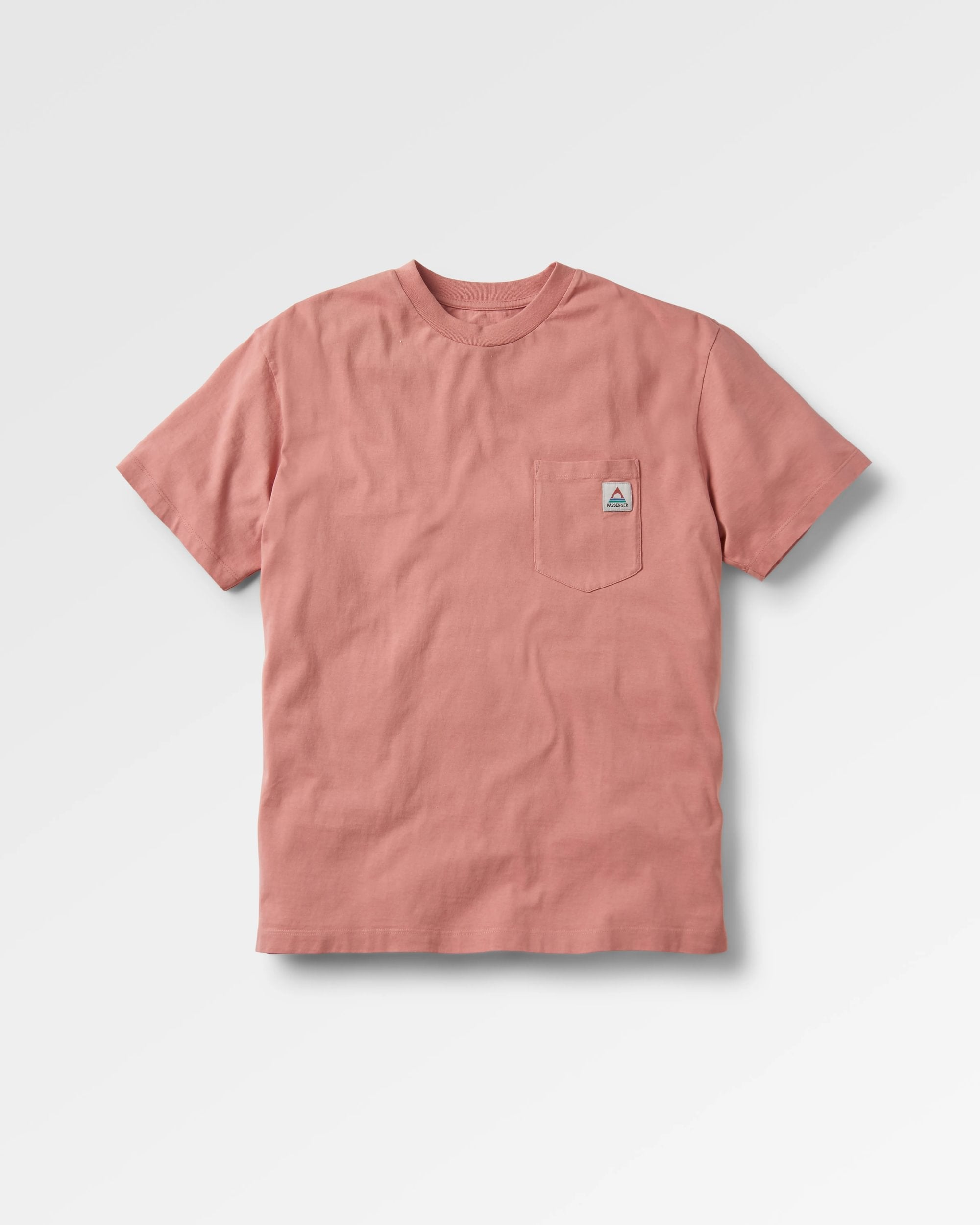 Heritage Recycled Relaxed Fit T-Shirt - Peach - Flatlay