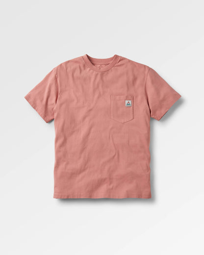 Heritage Recycled Relaxed Fit T-Shirt - Peach - Flatlay