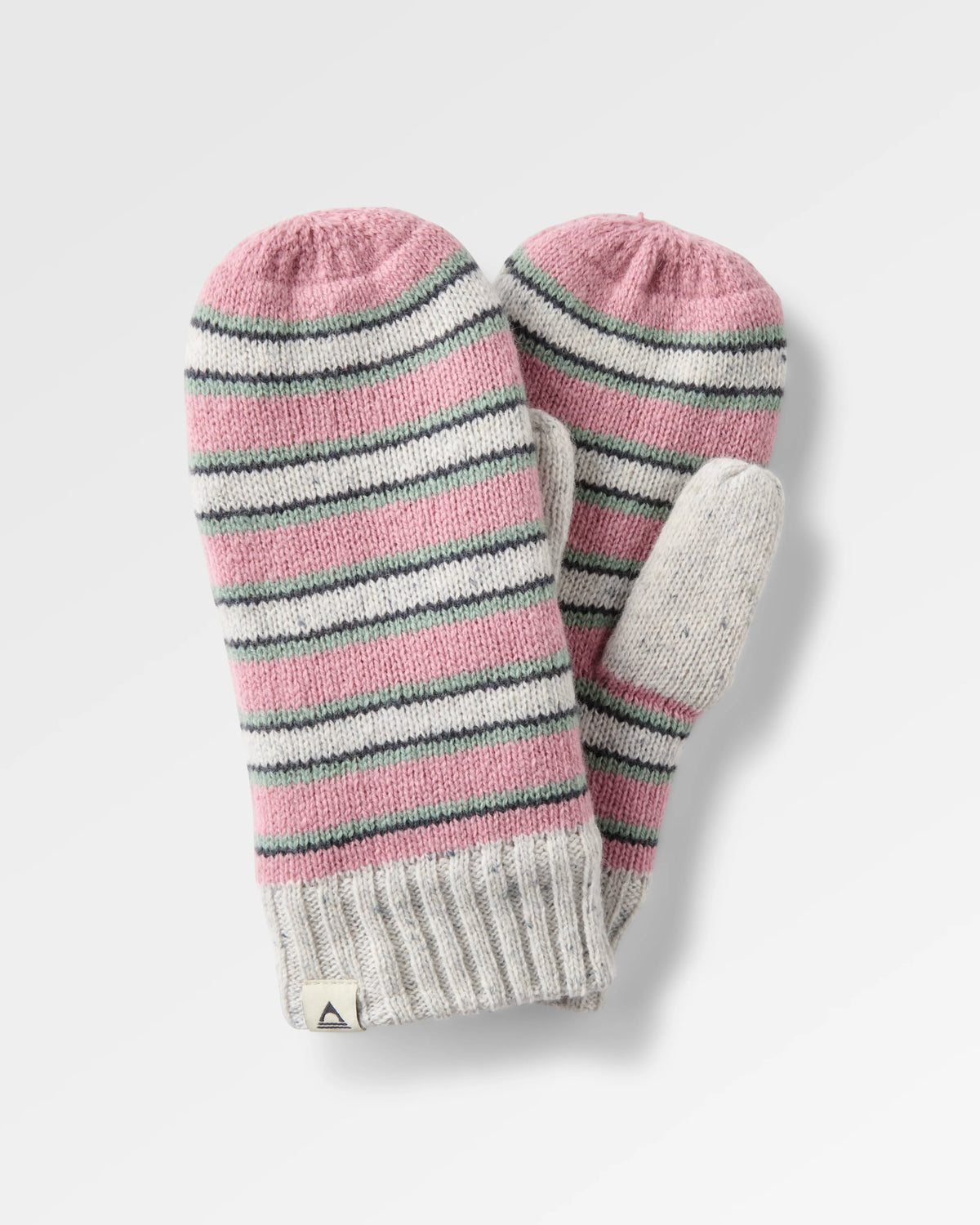 Goldglow Knit Mitten - Pink Haze - Flatlay