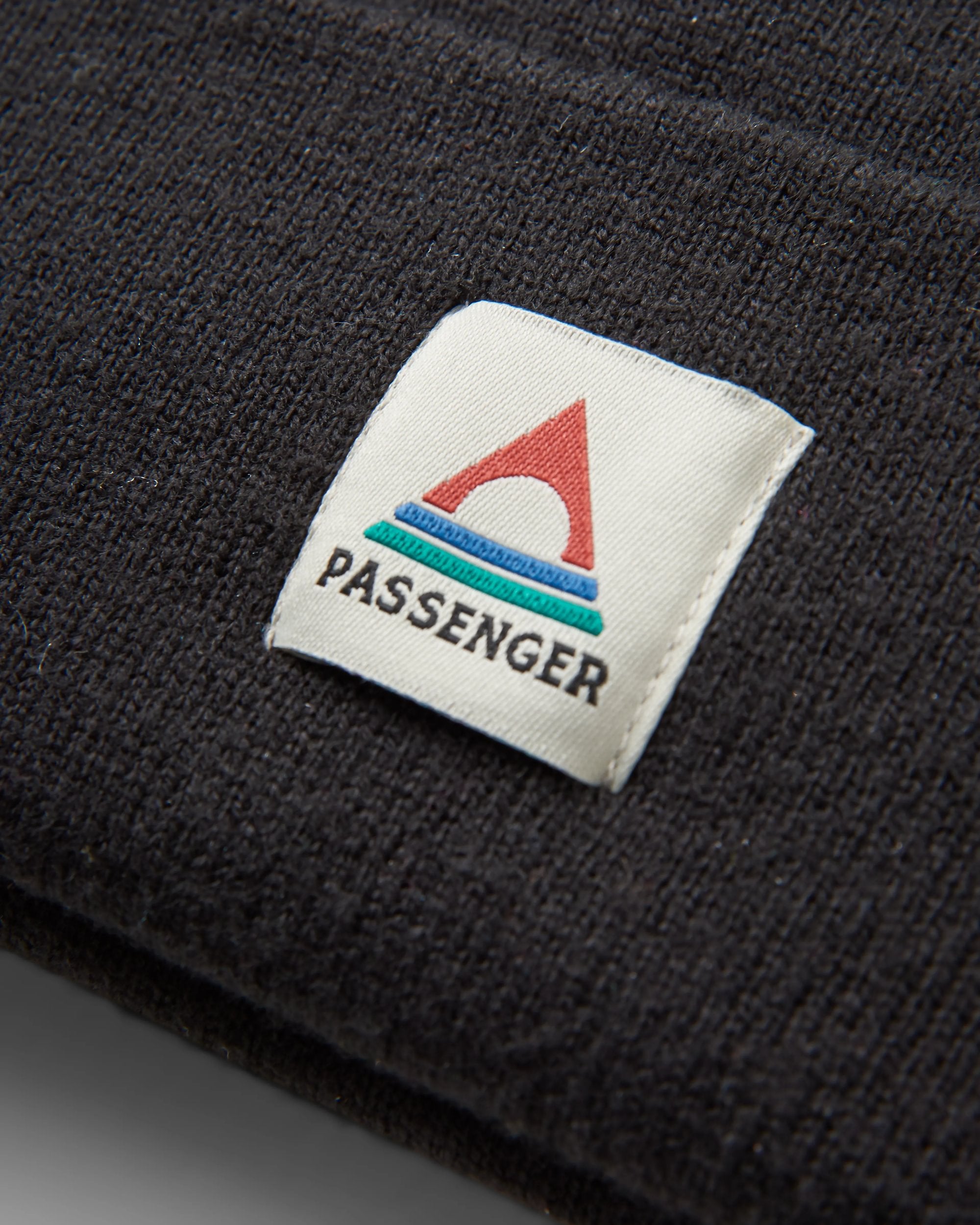 Core Recycled Low-Top Beanie - Black - Flatlay