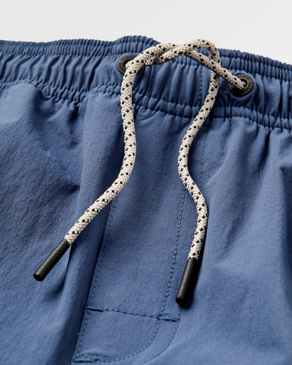 Drifter Beach Lined Short - Dark Denim - Flatlay