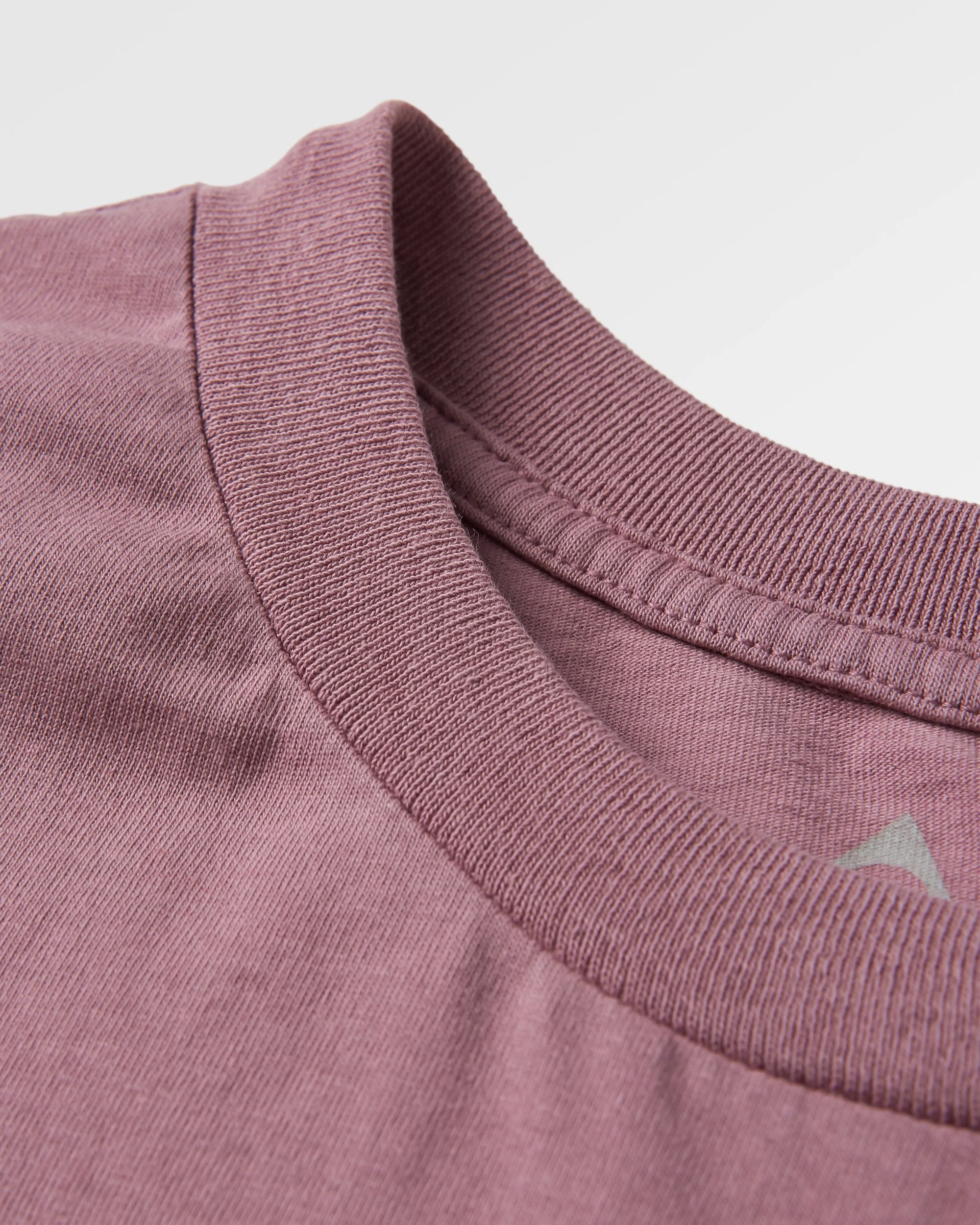 Heritage Recycled Relaxed Fit T-Shirt - Grape - Flatlay