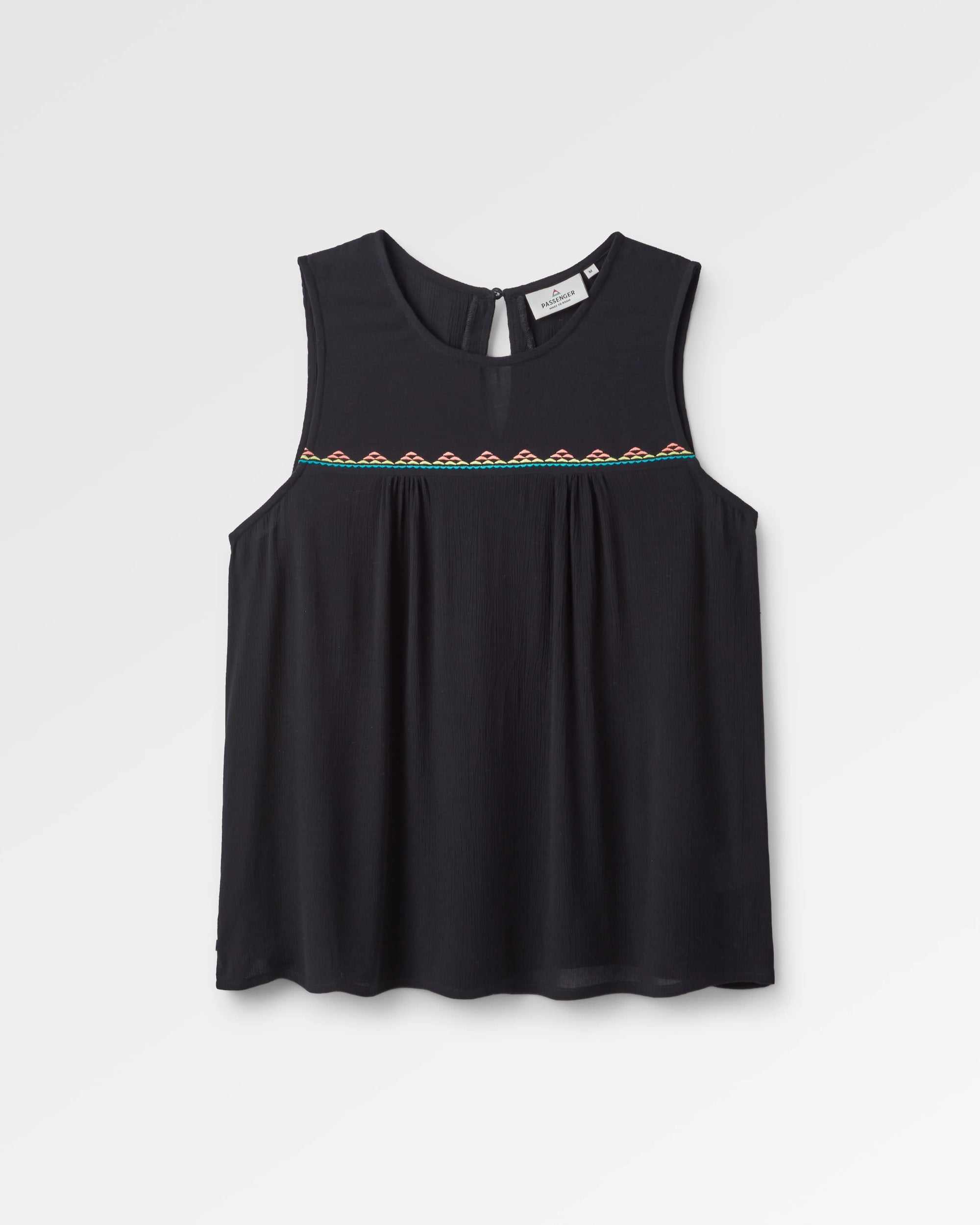 Petal Vest - Black - Flatlay