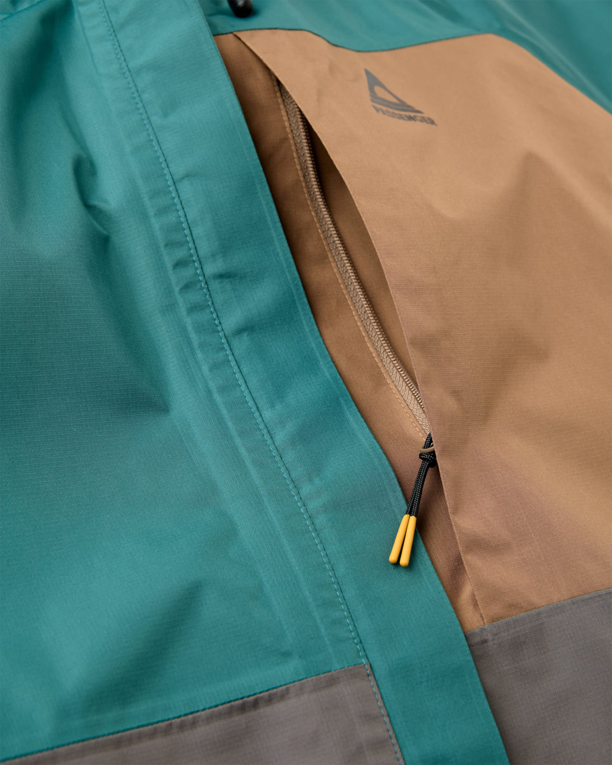Trailscape Men's Waterproof Jacket - Deep Ocean/Slate Grey - Flatlay