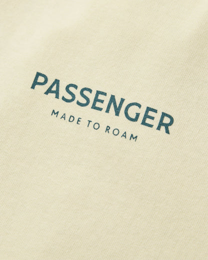 Passenger T-Shirt - Pale Yellow - Flatlay