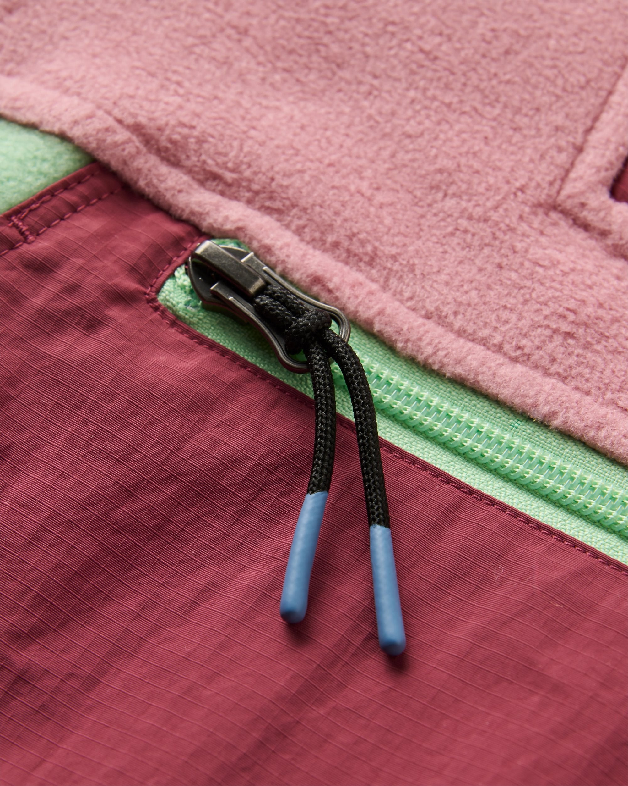 Alexander Recycled Hooded Polar Fleece - Pink Haze
 - Flatlay