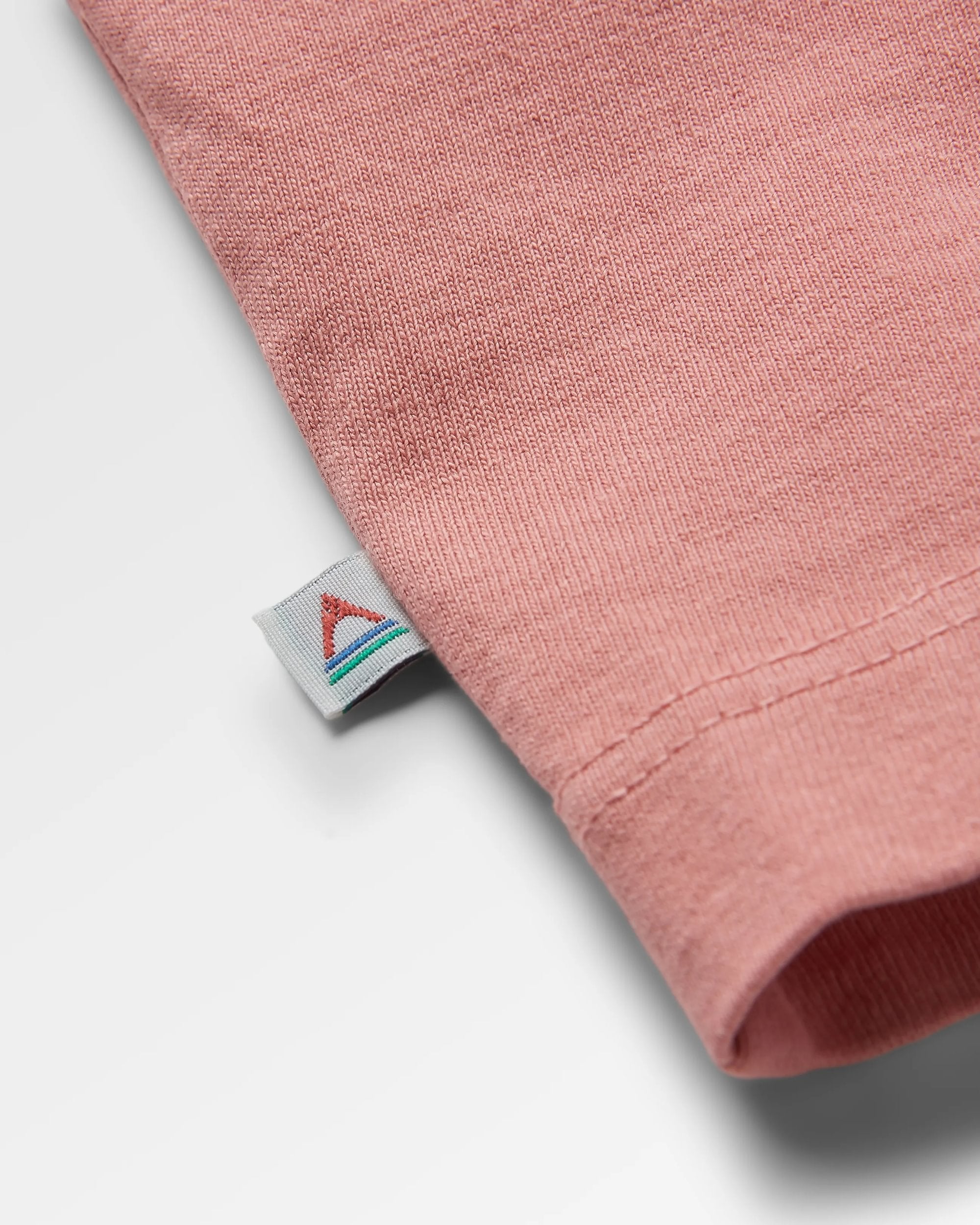 Heritage Recycled Relaxed Fit T-Shirt - Peach - Flatlay