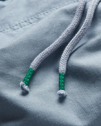 Basswood Organic Cotton Short - Faded Denim - Flatlay