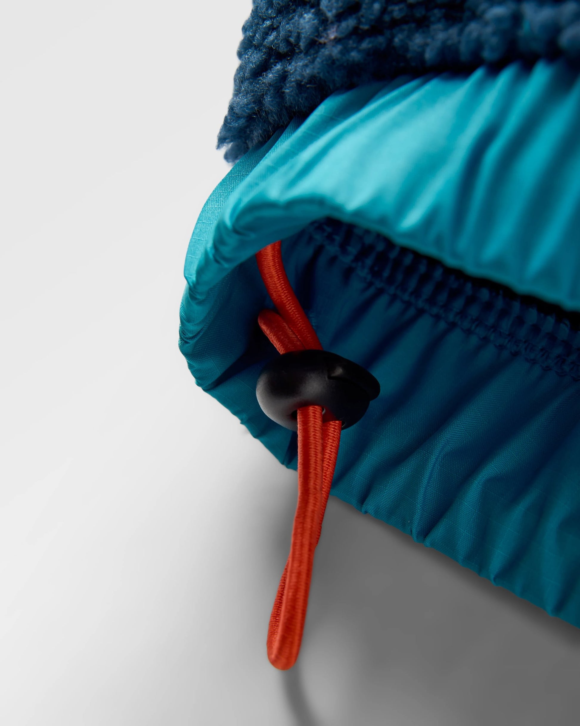 Ravi Recycled Sherpa Fleece - Dark Denim