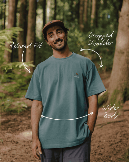 Zen Recycled Cotton Relaxed Fit T-Shirt - Apple Green Stripe - 