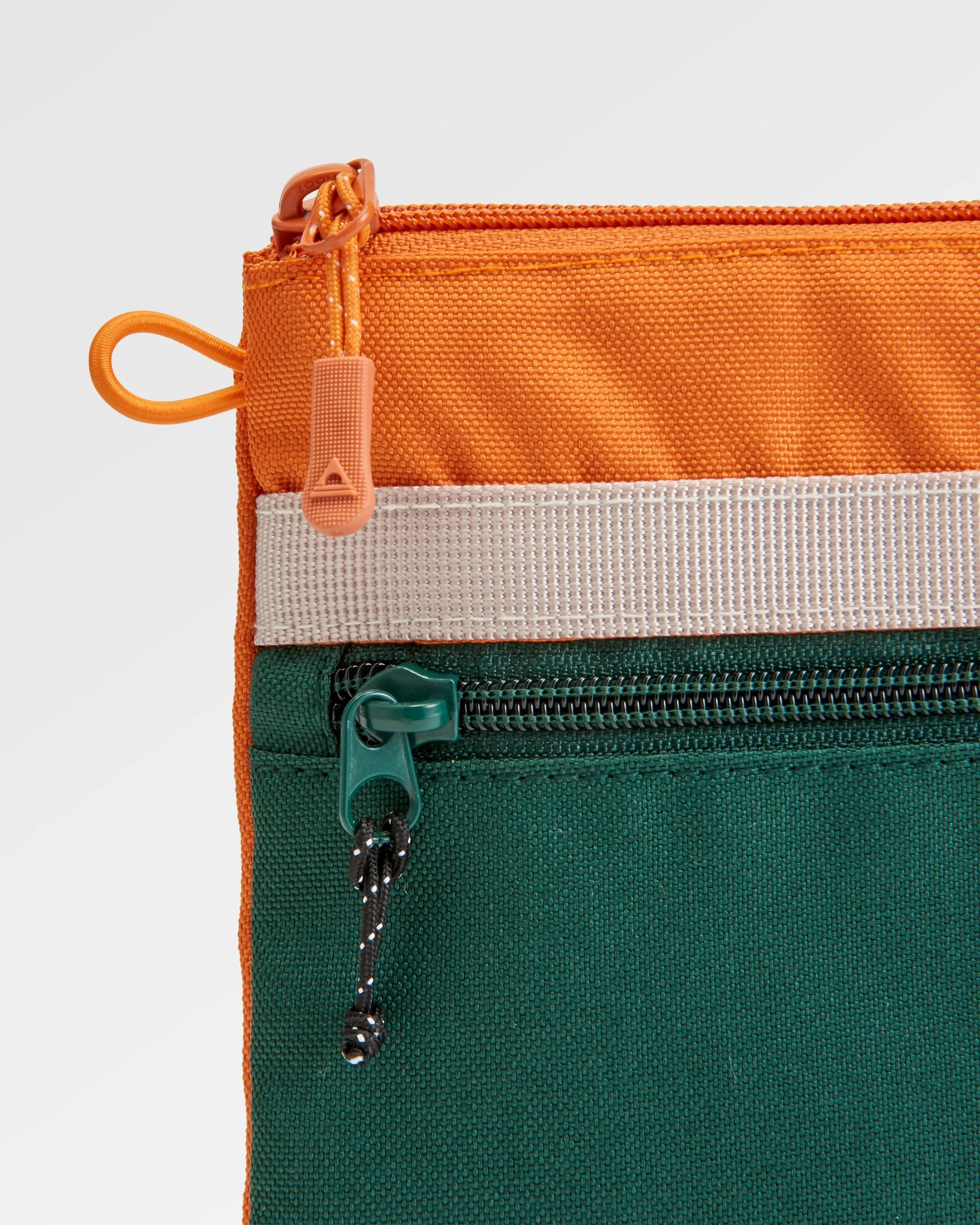Essentials Recycled Pouch - Rain Forest Orange Multi - Flatlay