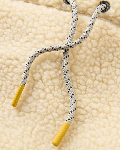 Mulled Sherpa Fleece Snood - Oat - Flatlay