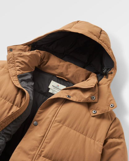 Grounded Insulated Jacket - Toffee - Flatlay