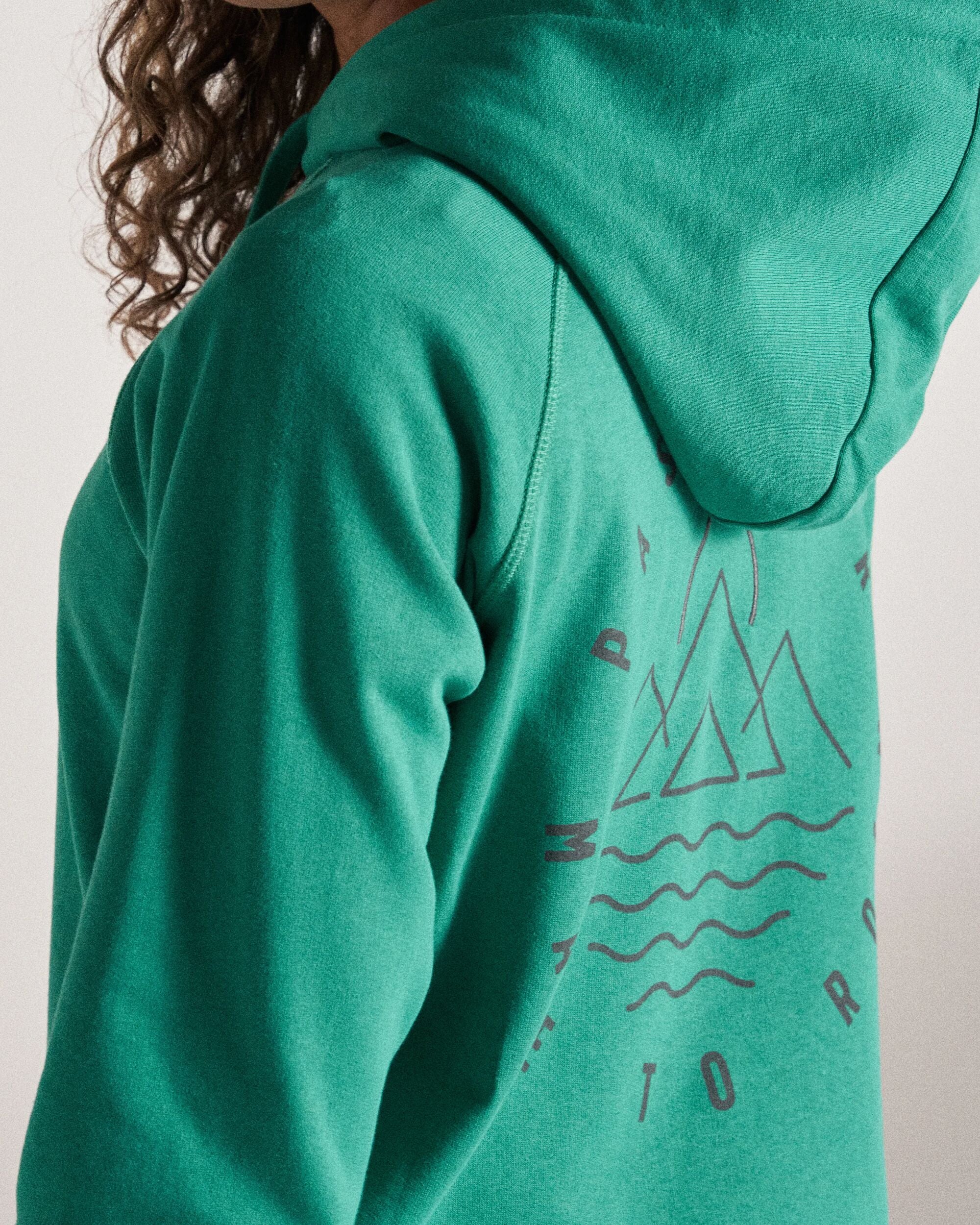 Remote Recycled Cotton Hoodie - Greenlake - Studio Model