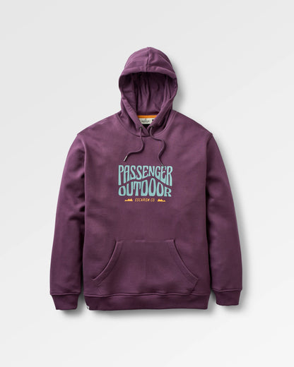 Yuca Organic Cotton Hoodie - Deep Plum