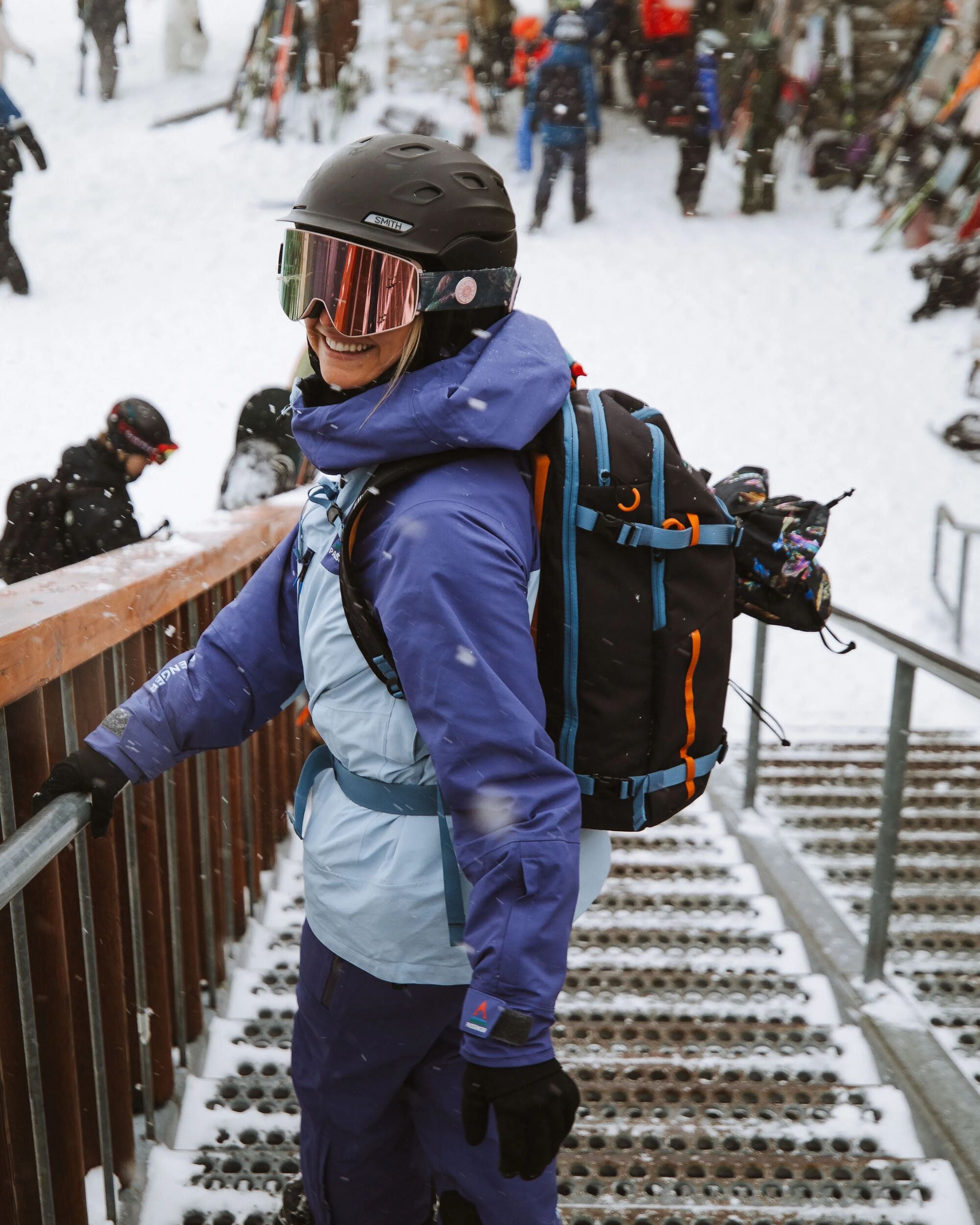 Snowscape Recycled Backpack - Phantom Black - IGC - Female