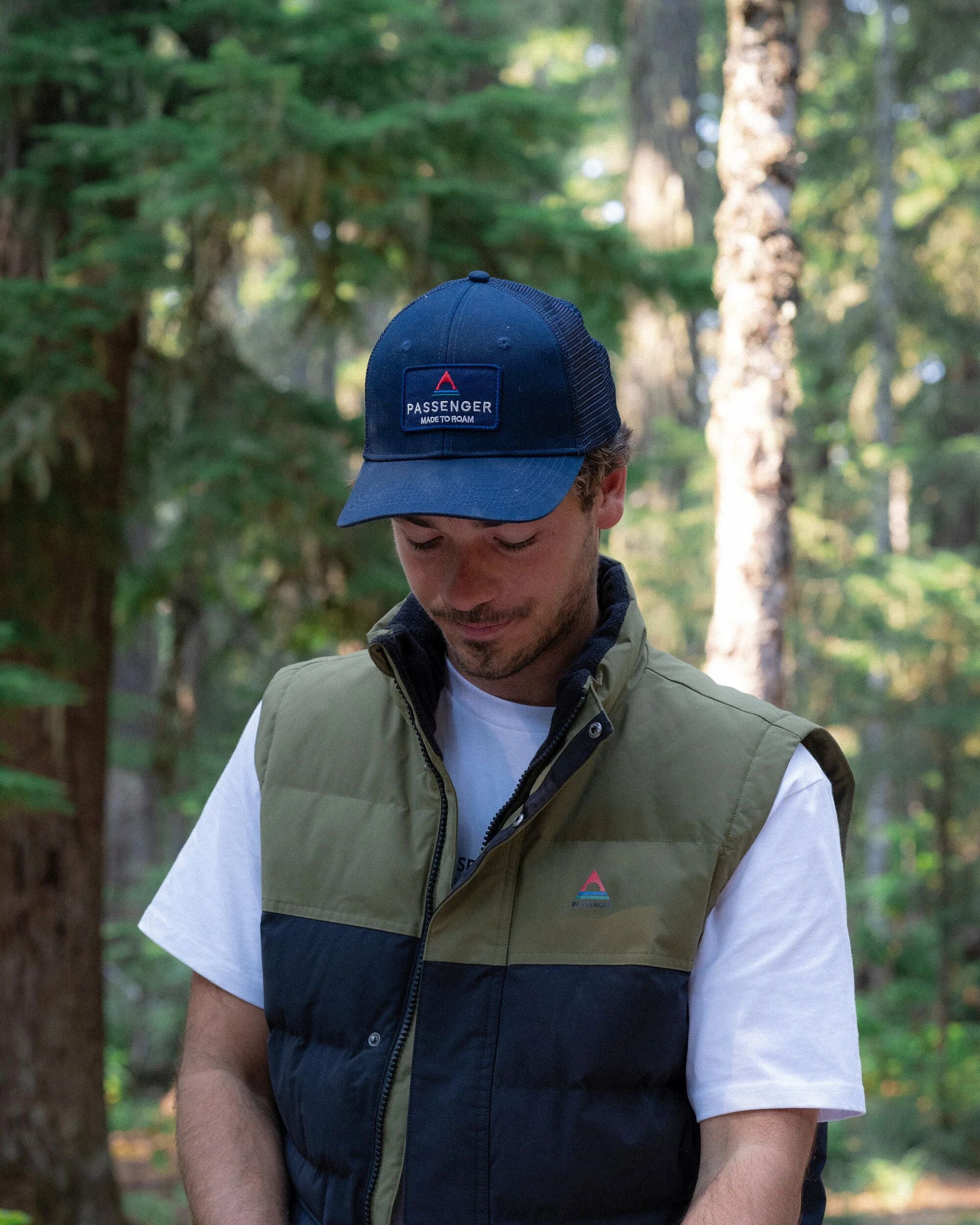 Core Organic Cotton Trucker Cap - Rich Navy - Lifestyle - Male