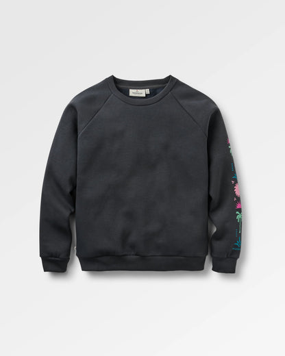 Stack Sweatshirt - Faded Black - Flatlay