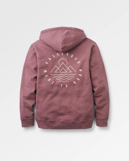 Escapism Regular Fit Hoodie - Brambleberry - Flatlay