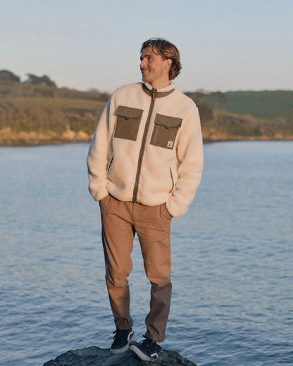 Valiant Deep-Pile Sherpa Fleece - Off White - Lifestyle