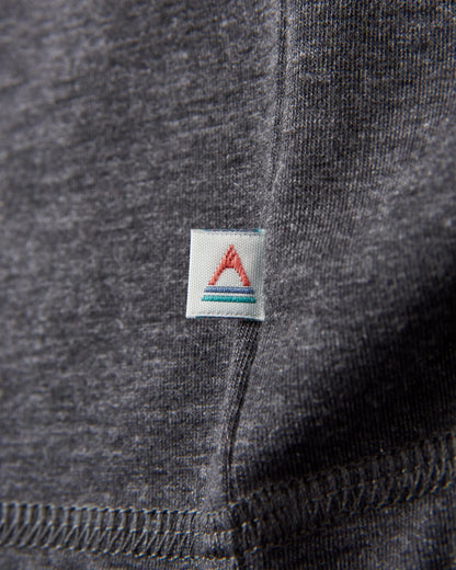 Kirkwood Textured Active T-Shirt - Black - Flatlay