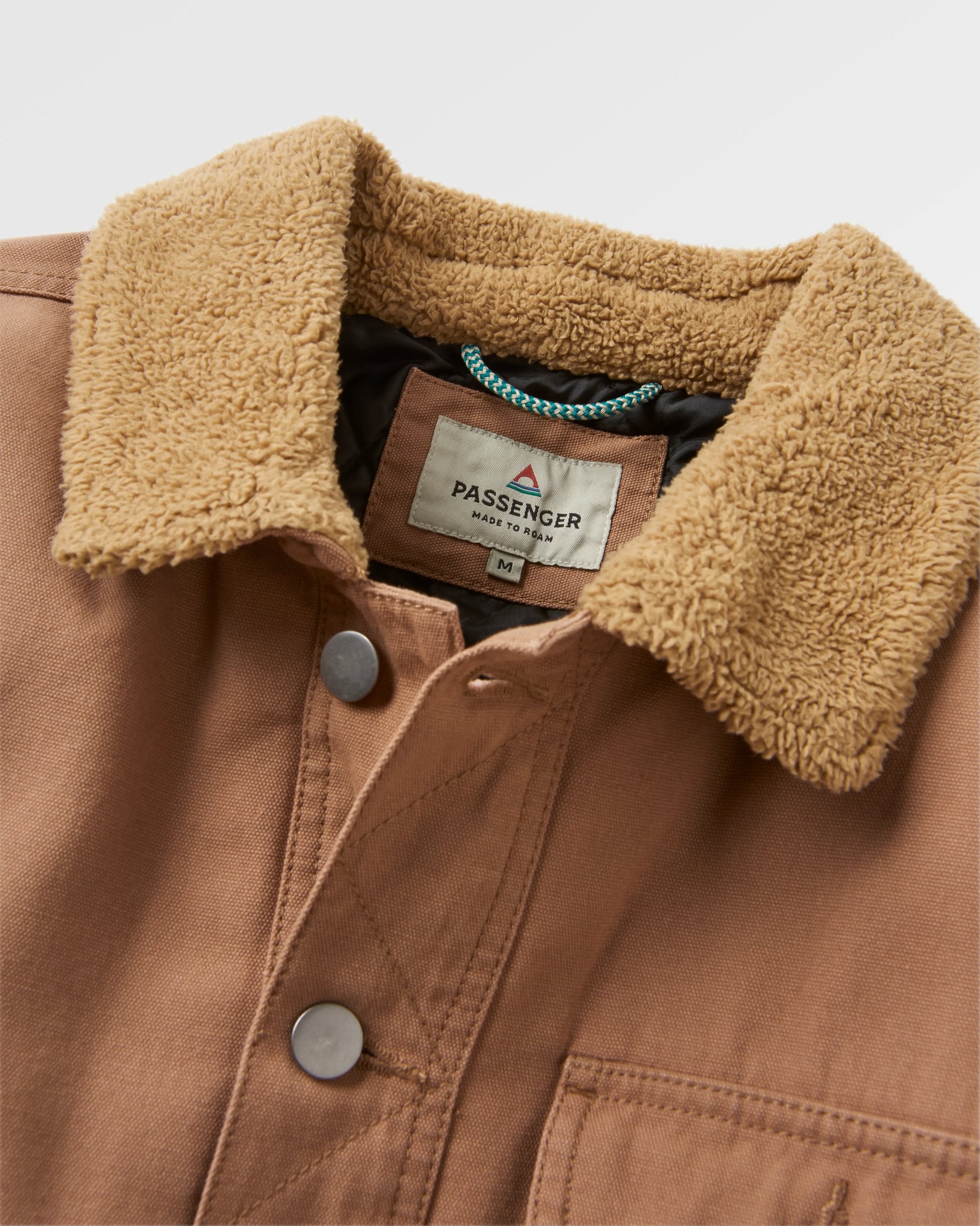 Falcon Organic Cotton Jacket - Toffee - Flatlay