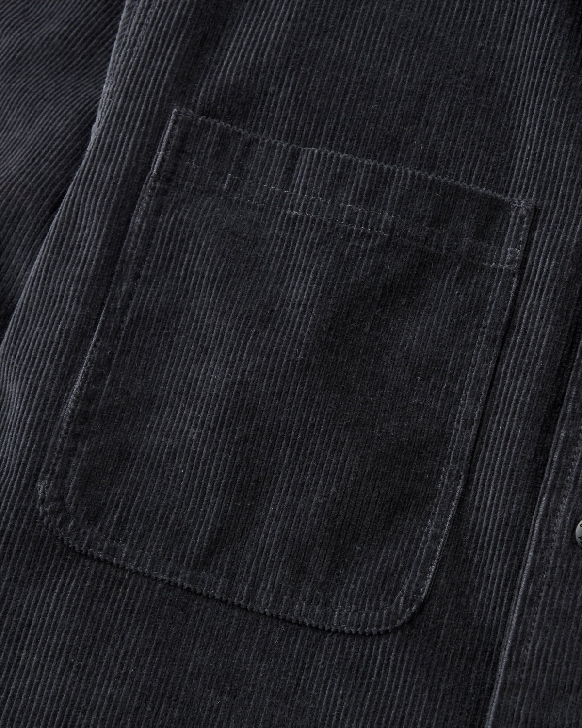 Backcountry Cord Shirt - Faded Black - Flatlay