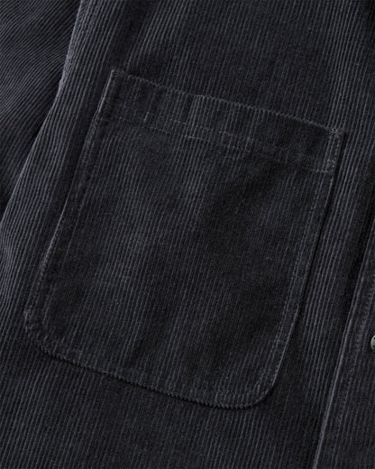 Backcountry Cord Shirt - Faded Black - Flatlay