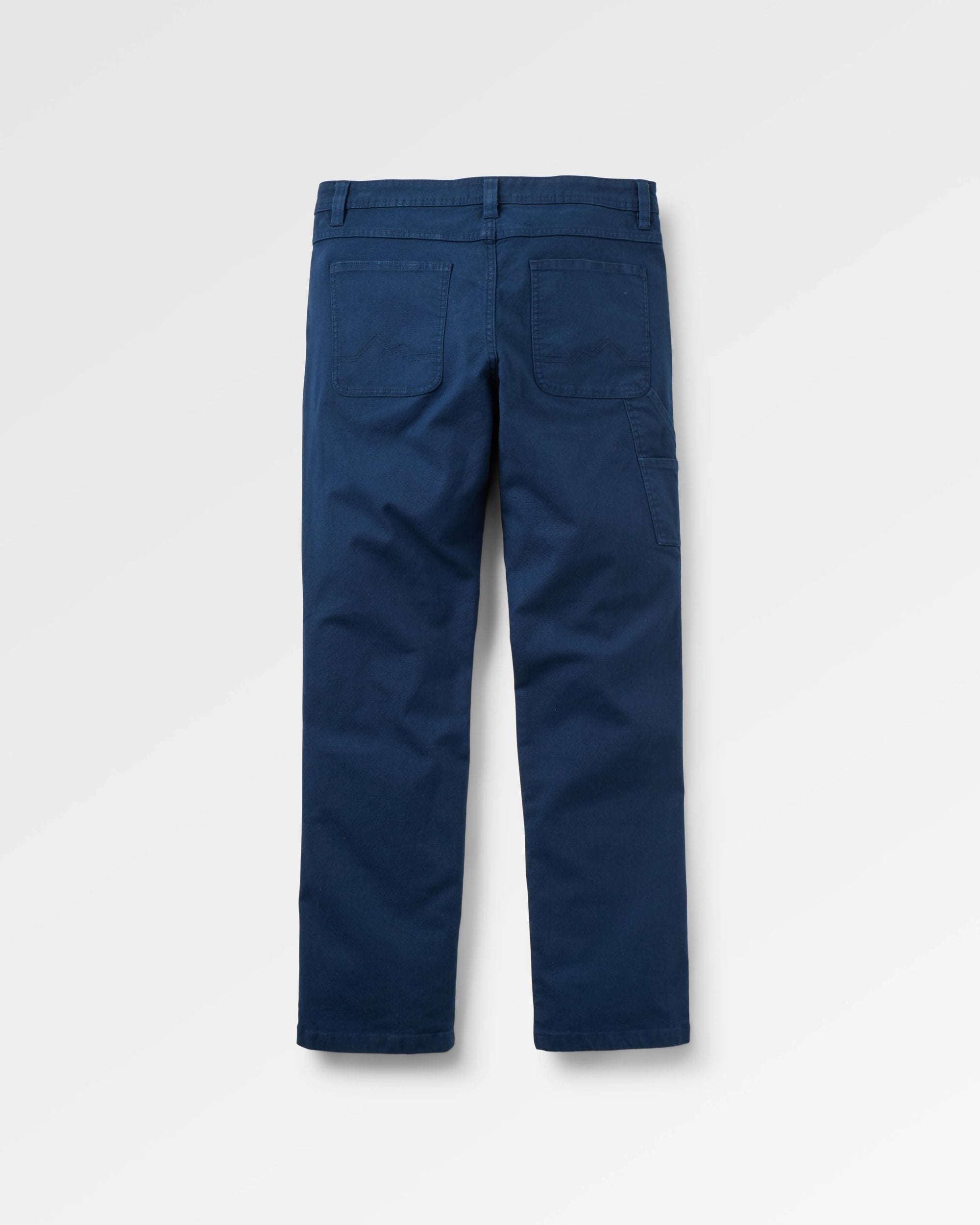 Vantage Organic Cotton Trouser - Rich Navy - Flatlay
