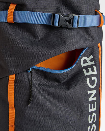 Snowscape Recycled Backpack - Phantom Black - Flatlay