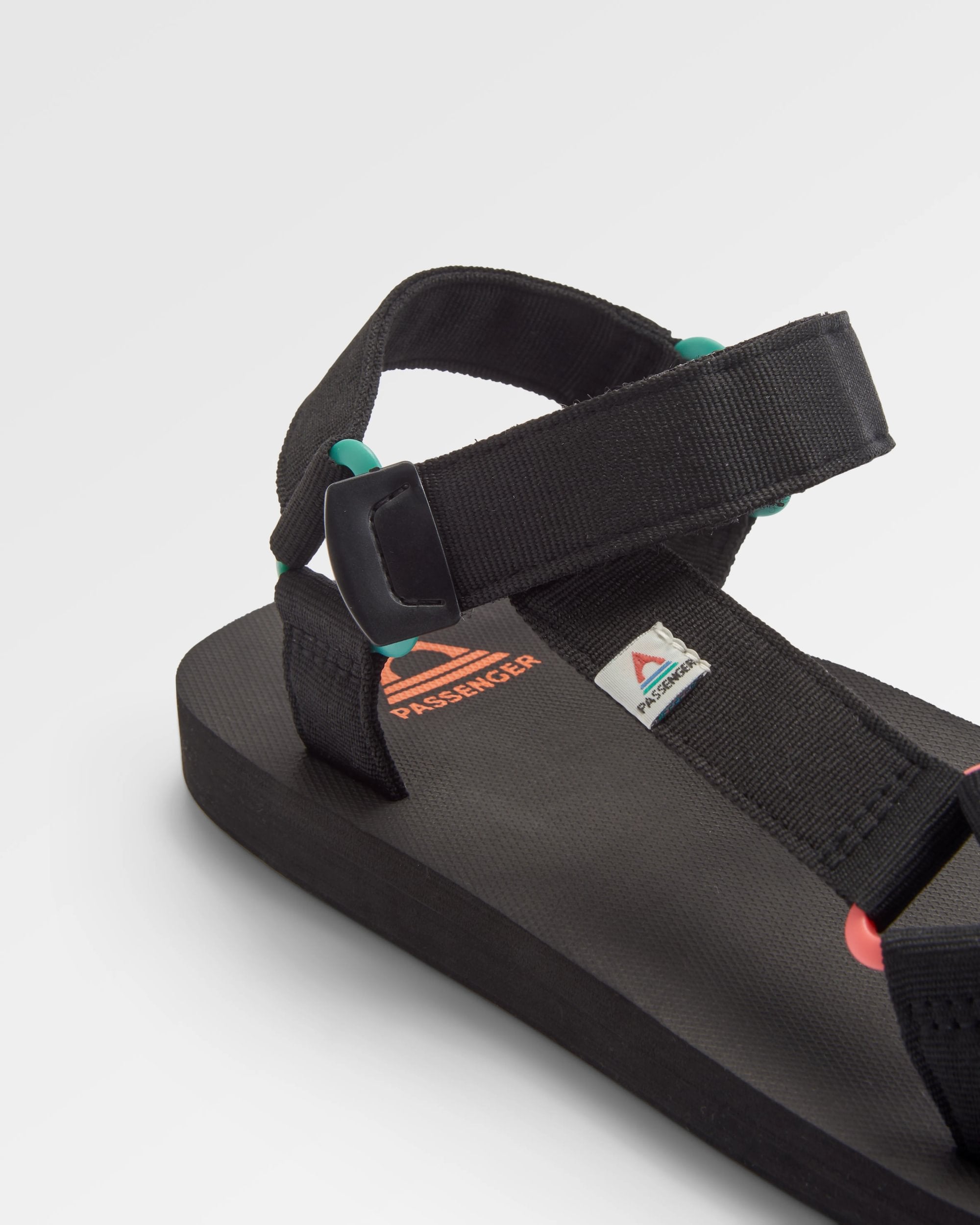 Monterey Sandal - Black - Flatlay