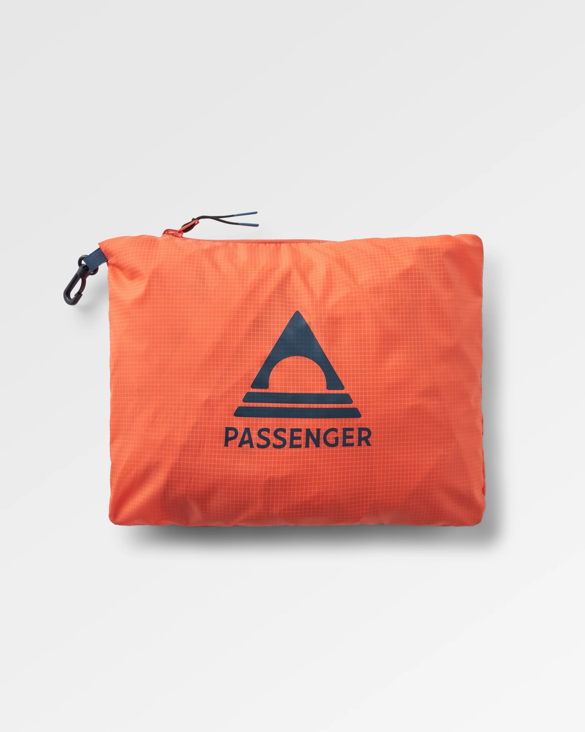 Viento Recycled Windshell Anorak - Ember Orange - Flatlay