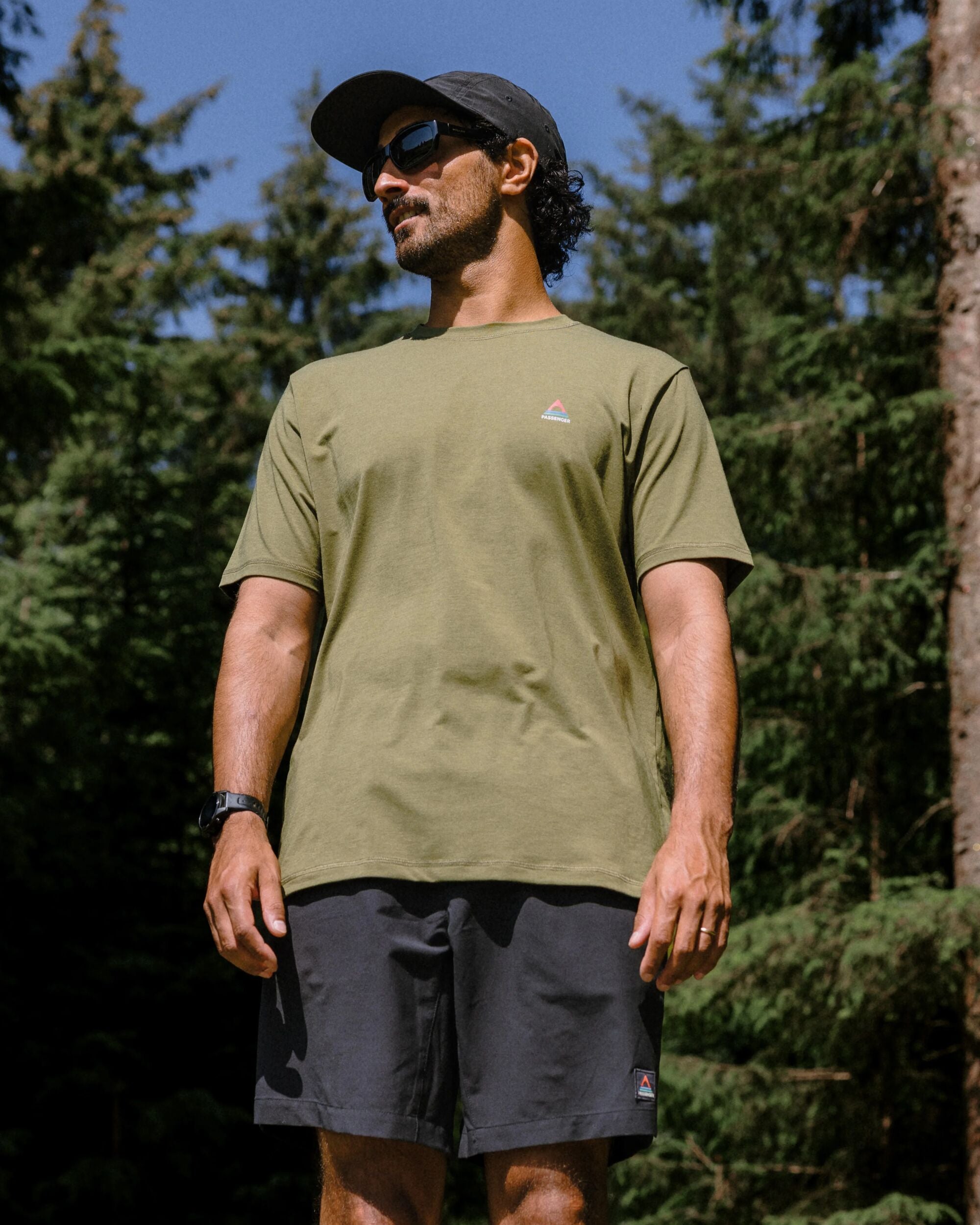 Classic Logo Drirelease® Active T-Shirt - Khaki - Lifestyle