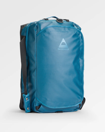 Roamer 60L Split Duffel Bag - Tidal Blue - Flatlay