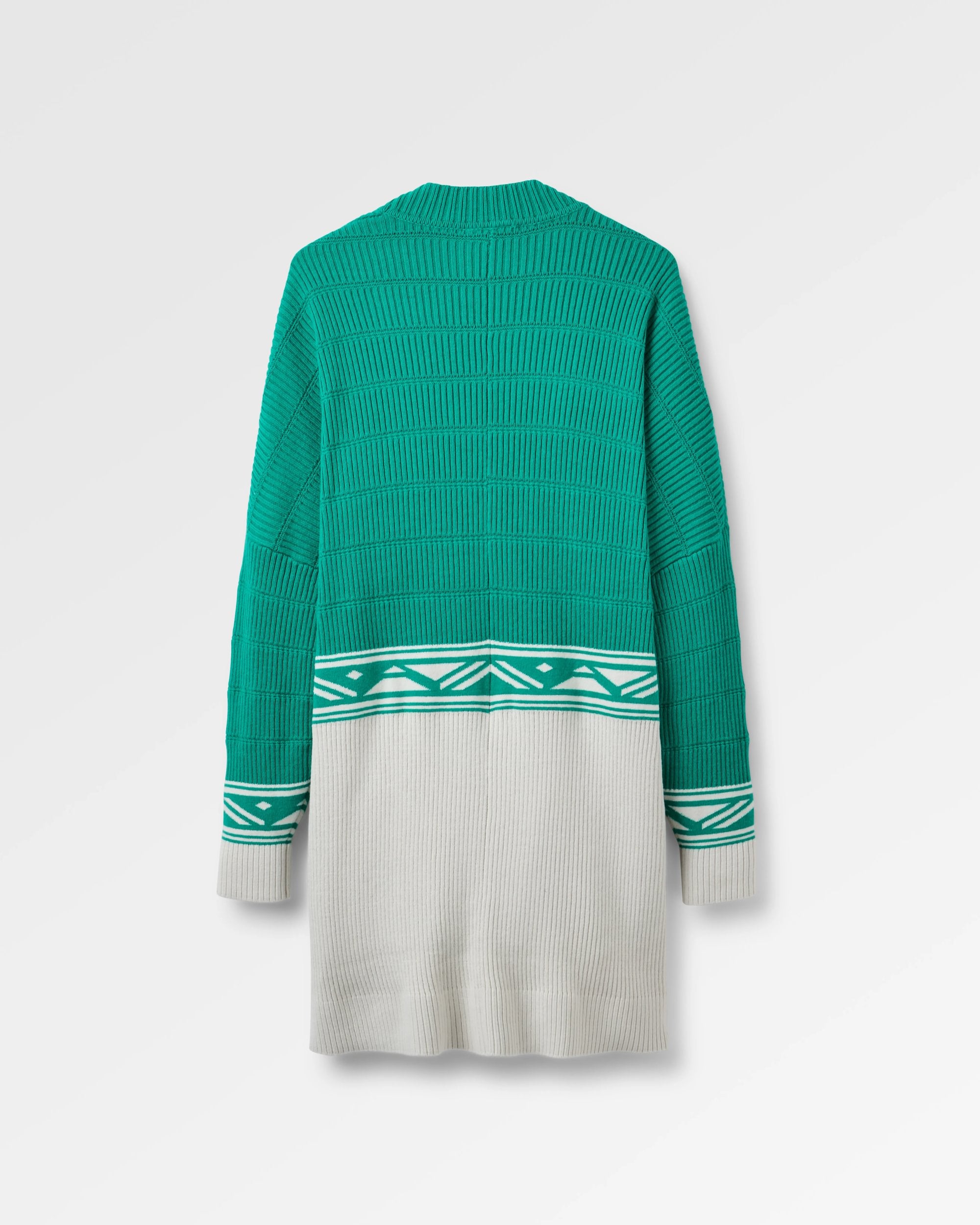 Nurture Organic Cotton Cardigan - Greenlake - Flatlay