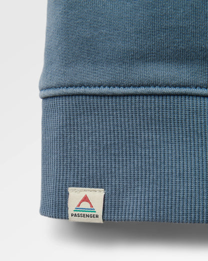 Boundless Relaxed Fit Sweatshirt - Stormy Blue - Flatlay